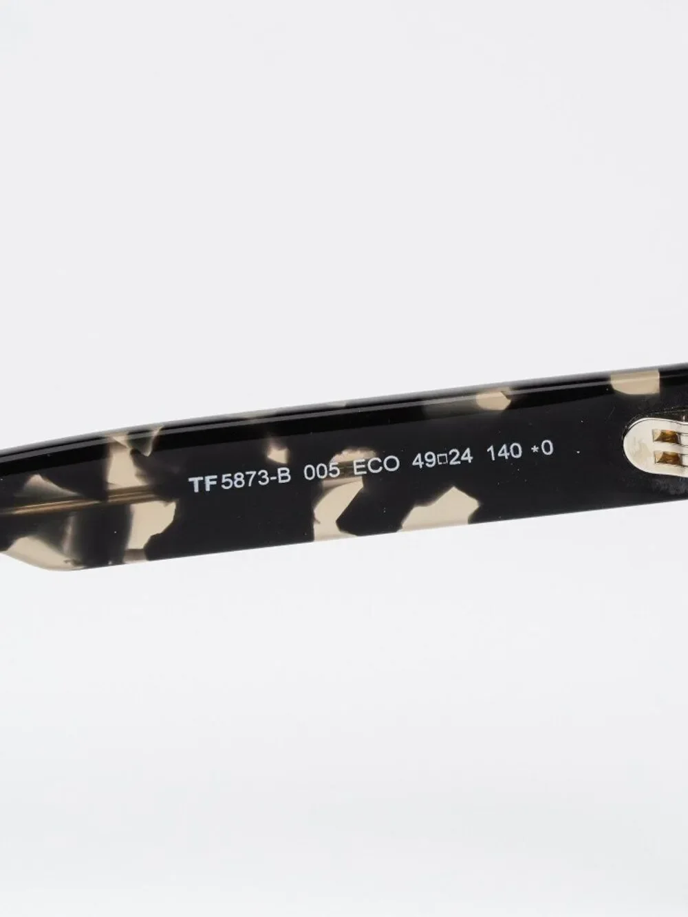 Tom Ford Women Eyeglasses Black Havana Square FT5873-B 005 NEW AUTHENTIC